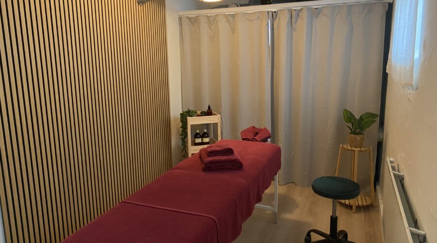 Massagerum för Idrottsmassage - Hos JR Studio i Uppsala